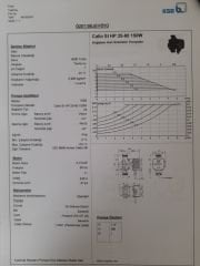 KSB Calio SI HP 25-80 150W Fre. Kon. Sirkülasyon Pompası RAKOR HARİÇ