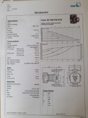 Ksb Calio 50-150  Sirkülasyon Pompası - DN50 FLANŞ Bağlantılı