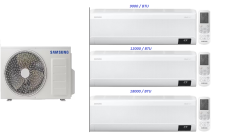 Samsung AJ025TNAPKH 9000 BTU + AJ035TNAPKH 12000 BTU + AJ050TNAPKH 18000 BTU + Dış ünite AJ068TXJ3KH 6.8 Kw 27.300 Btu