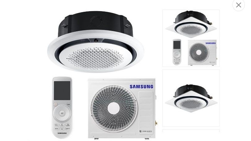 Samsung Ac140rn4pkg/eu Çok Yönlü Hava Çıkışı Sağlayan 360 Kaset Tipi Cac Klima