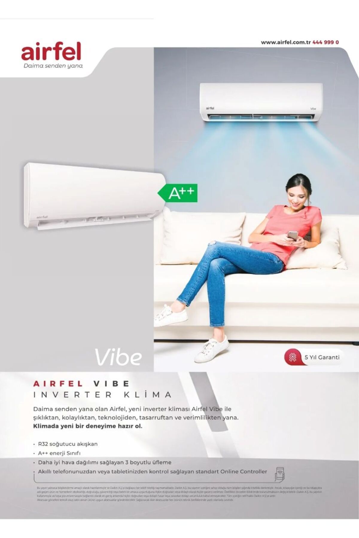 Vibe Inverter Klima LTXQ50C 18000 BTU/h A++